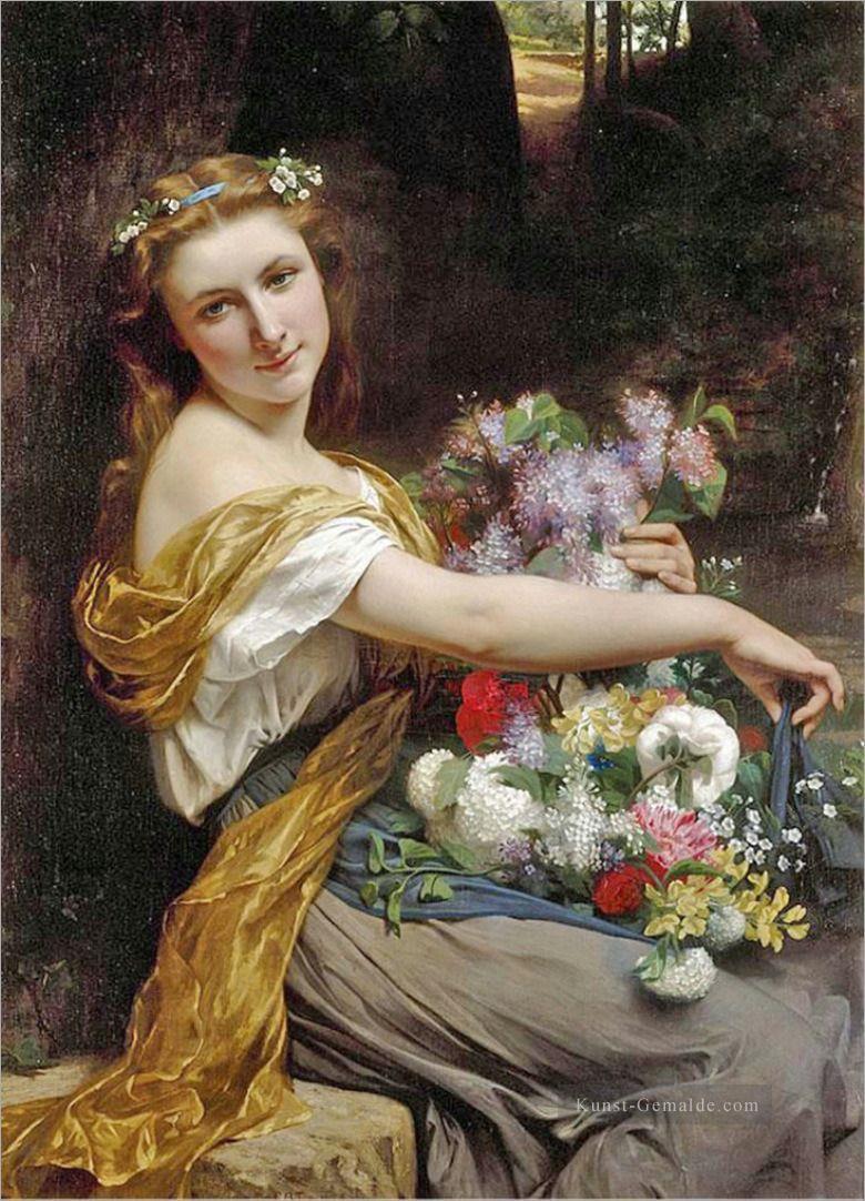 Dionysia Mulheres Flores Akademischer Klassizismus Pierre Auguste Cot Ölgemälde